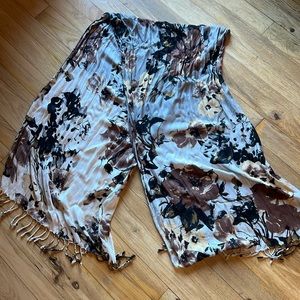 Scarf head wrap tichel white grey black brown